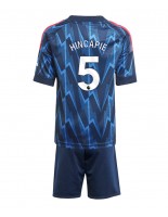 Arsenal Piero Hincapie #5 Vieraspaita Lasten 2025-26 Lyhythihainen (+ shortsit)